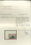 1915 (Jan) 3r blue-black and red, overprinted in r
