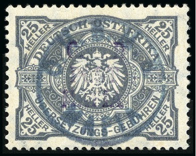 1915 (Sept) 25h grey with bluish green overprint a