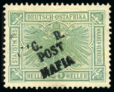 1915 (Sept) 25h dull green with only type M4 (G.R.