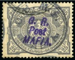 Stamp of Tanganyika » Mafia Island British Occupation » Other Issues German East Africa fiscal 25h grey with O.H.B.M.S 
