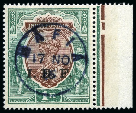 Stamp of Tanganyika » Mafia Island British Occupation » Other Issues India KGV overprinted I.E.F selection of 3p grey t