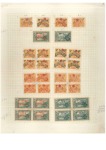 1925 Collection on leaves from SG190 to D205
