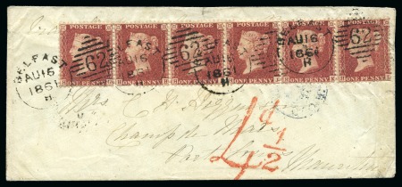 1830-81, Collection of 82 covers incoming to Mauri