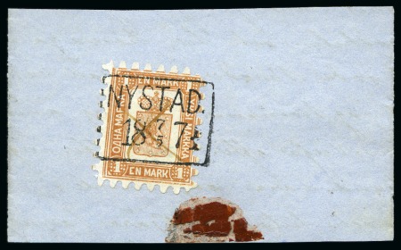 1M Pale orange-brown, roulette II, cancelled by pe