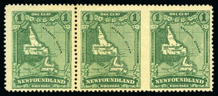 1931 1c Green imperf. between horizontal pair in s