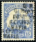 1915 (May) 6c on 15h ultramarine, overprinted in b