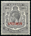 Stamp of Ceylon COLLECTIONS: 1872-1969, Mint collection on album p