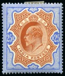 Stamp of India COLLECTIONS: 1865-1969, Mint collection on album p