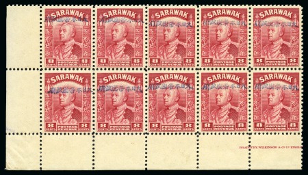 COLLECTIONS: 1942 Group of 24 stamps incl. 8c carm