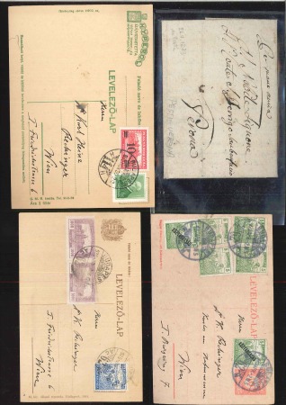 Stamp of Hungary 1874-1942 Accumulation of about 120 covers, postal