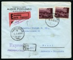 1941-1945 Accumulation over 110 covers, cards, postal forms