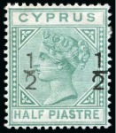 Stamp of Cyprus COLLECTIONS: 1880-1955, Mint neat collection incl.