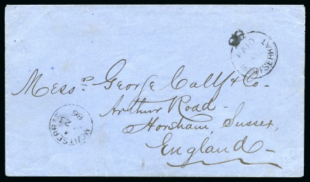Stamp of Montserrat 1886 (Jul 23) Envelope to England with black "PAID