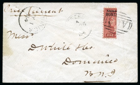 1884 (Apr 26) Envelope to Dominica endorsed "Price