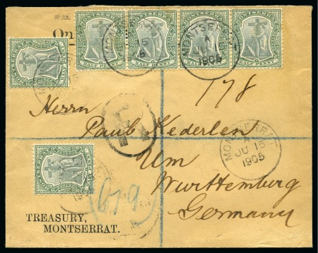 1905 (Jun 15) OHMS envelope from the Treasury sent