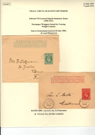Stamp of Montserrat 1905 (Jul 12) Leeward Islands 1/2d newspaper wrapp