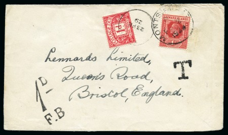 Stamp of Montserrat 1929 (Feb 2) Envelope to England with Leeward Isla