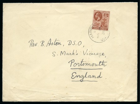 Stamp of Montserrat 1936 (Nov 14) Envelope to England with 1922-29 1 1