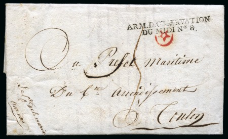 ARMEE FRANCAISE EN ITALIE 1798-1811, 46 lettres su