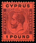 Stamp of Cyprus COLLECTIONS: 1912-25, Mint collection on pages inc