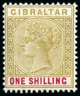 Stamp of Gibraltar COLLECTIONS: 1886-1932, Selection of better values