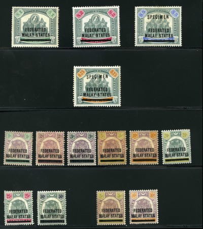 Stamp of Malaysia » Malayan Federation 1900 Selection of mint values incl. SG 1/8, plus S