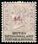 Stamp of Bechuanaland » British Bechuanaland COLLECTIONS: 1885-1966, Mint collection written up