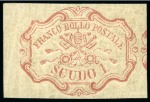 ITALIAN STATES - PAPAL STATES

1852 1 Scudo with