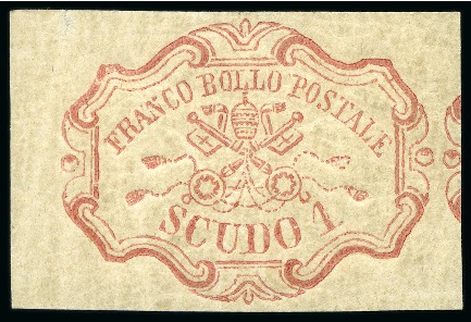 Stamp of Rarities of the World ITALIAN STATES - PAPAL STATES

1852 1 Scudo with