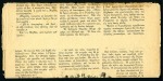 1897 (Nov) Printed newspaper/magazine sent to Egypt