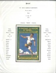 BRAZIL: 1919-88, Collection written up in an album with autographs from Pele, Jairzinho, Romario, etc.
