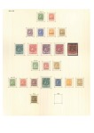 1878-1965 Old-time collection on thirteen large hand-drawn