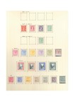 Stamp of Bahamas 1863-1967 Old-time collection on eleven large hand-drawn