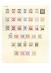 1886-1967 Old-time collection on eight large hand-drawn
