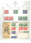 1958 WORLD CUP: Collection written up in an album with signed covers in Brazil with many Pele autographs