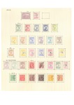Stamp of Australia » Collections 1912-66 Old-time collection on thirteen large hand-drawn