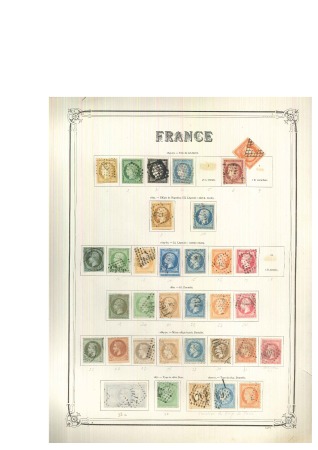 Stamp of France » Collections 1849-1929, Ensemble de classiques
