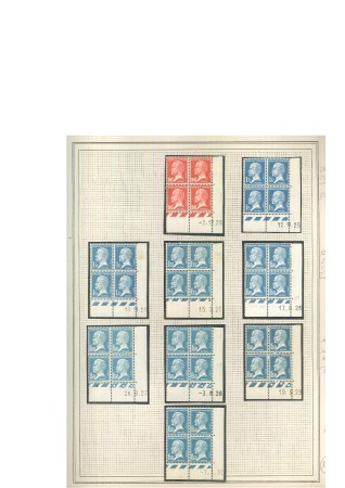 Stamp of France » Collections 1900-50, Jolie collection ancienne de coins-datés