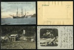 1907, Group of four postcards relating to Walter Wellman and Melvin Vaniman's attempt to reach the North Pole by airship