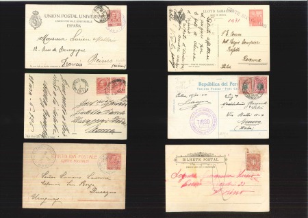 Stamp of Large Lots and Collections 1900s-30s, LATIN AMERICA maritime mail group of 39 covers/cards + 1 front
