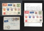1943-51, Group of 15 covers / cards