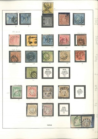 Stamp of Large Lots and Collections 1849-1920, Mint & used collection in an album