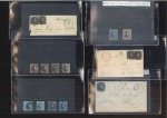 1849-58, Exceptional group of Belgium classics on stockcards