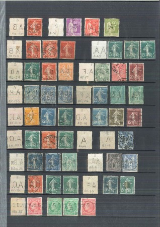 Stamp of France » Collections 1880-1950, plus de 6000 timbres