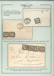 Stamp of Colonies françaises » Algérie Timbres-taxe utilisés en Algérie, Collection de 12 lettres et un fragment sur 6 pages d'exposition