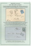 Stamp of Colonies françaises » Algérie Boites mobiles et poste ferroviaire en Algérie, collection de 22 lettres sur 9 pages d'exposition