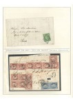 1849-1852, Très intéressante sélection de 15 lettres