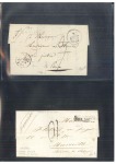 Stamp of France » Collections 1838-1875, Intéressante sélection de  lettres avec