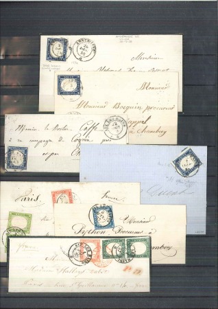 1795-1875, Ensemble de lettres de Savoie depuis préfixa