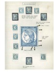 Stamp of France 1871-1876, Le matériel de recherche de John Lievsay sur le 25c Cérès